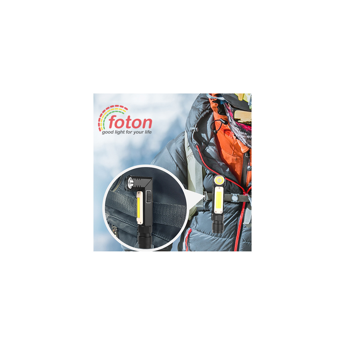 Torcia Ricaricabile a Led Night Cutter F20R 18900 VARTA